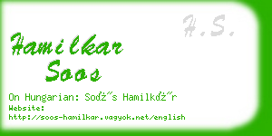 hamilkar soos business card